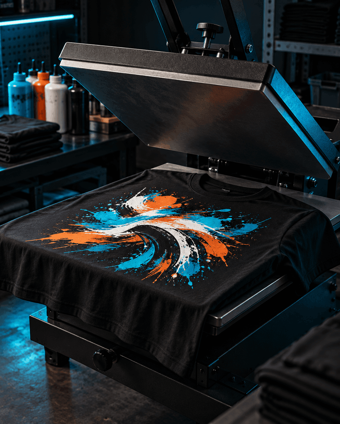 Good Ideas Wear Better tee on press