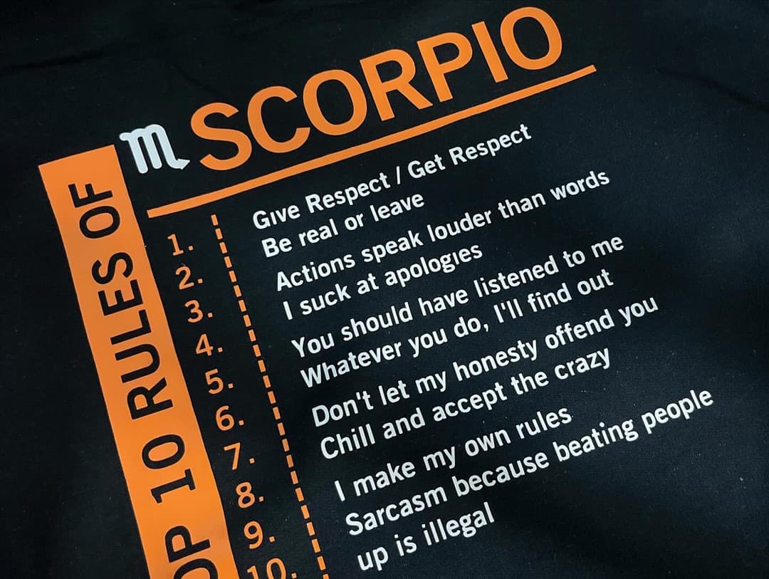 Scorpio Rules Tee