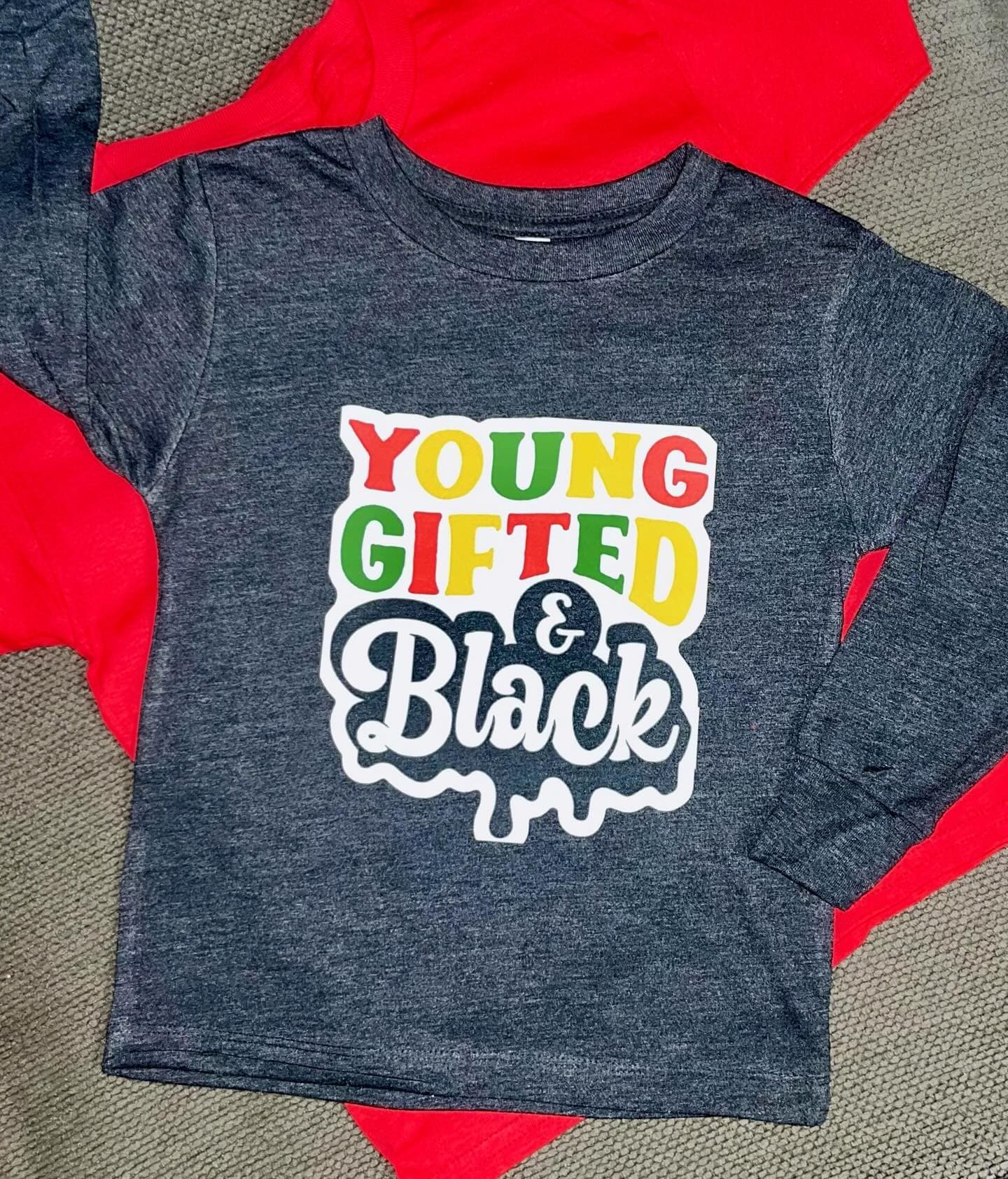 Young Gifted & Black youth tee
